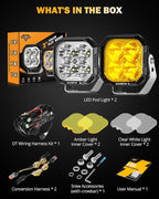 Auxbeam Color Play Series 3" LED Pod Lights, Offroad Spotlights - Image 8