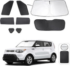 TINGLU Window Shades for Kia Soul 2014-2019 Accessorie Car Side Full Windows by TINGLU