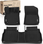 YHTAUTO Floor Mats Fit 2017-2019 Buick Lacrosse, TPE All Weather Car Mats by YHTAUTO