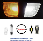 16 Pcs Super Bright 6000K White LED Interior Light: Bulbs Kit Package - Image 4