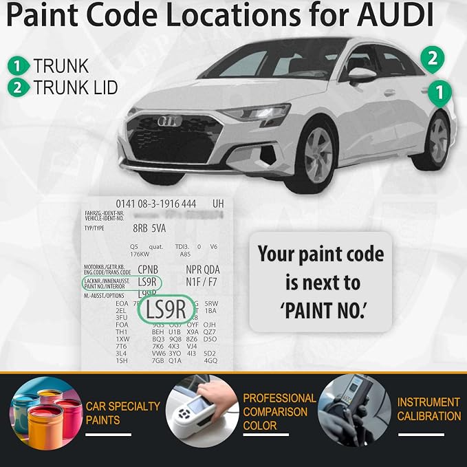 LY9B Brilliant Black Car Touch Up Paint - Image 6