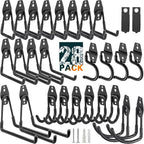 28 Pack Heavy Duty Garage Hooks, Utility Wall Mounted Storage System, by LUPYJI