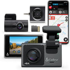 Bundle of Cobra SC 400D Smart Dash Cam by CobraElectronics