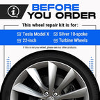 Premium Tesla Wheel Curb Rash Repair Kit - Image 2
