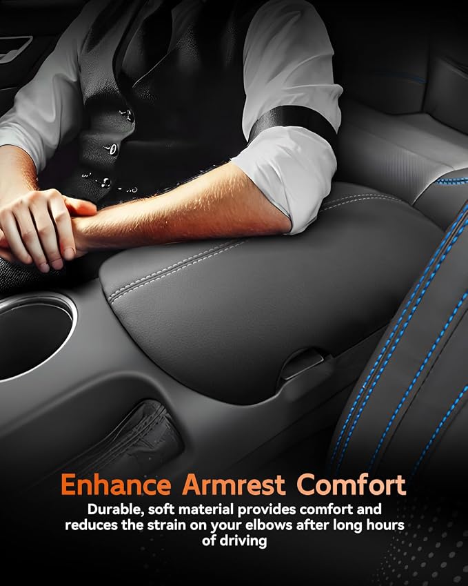 CDEFG for Ford Mustang 2024-2025 Center Console Cover Armrest Box Cover for - Image 5