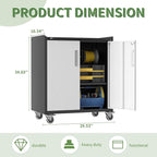 Metal Tool Cabinet, Garage Storage Cabinet System, Wall Cabinet & Locking - Image 3