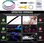 Dreamcolor Acrylic Interior Car LED Strip Light - Image 5