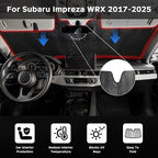 Windshield Sun Shade for 2017-2025 Subaru Impreza WRX Sedan Impreza WRX - Image 2