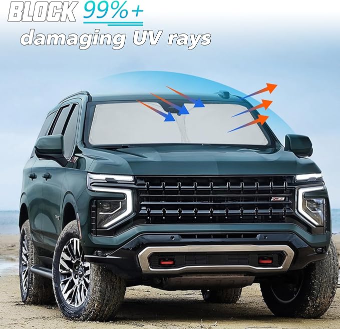 ROCCS Windshield Sunshade UV Ray Reflector Compatible - Image 5