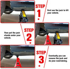 Jack Stands 3 Ton, 11.22"-16.54" Adjustable - Image 5