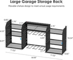 CCCEI Black Large Tools Organizer Wall Mount Charging Station, 39 Inch Long - Image 3