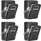 Key Lock Box Wall Mounted, Fayleeko 4 Digit Combination Lockbox by Fayleeko