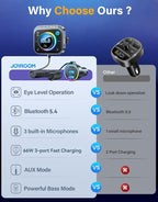 JOYROOM 66W Bluetooth 5.4 Car Adapter Aux - Image 2
