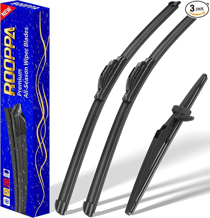 3 wipers Replacement for 2010-2022 Toyota 4Runner, Windshield Wiper Blades by ROOPPA