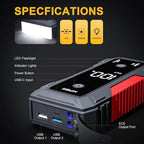 Jump Starter - 4000A Jump Starter Battery Pack - Image 6