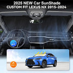 Custom Fit NX NX250 Windshield Sunshade - Image 4