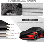 for 2006-2021 Dodge Charger Car Cover 210D Outdoor Waterproof UV Sun Rain Snow - Image 2
