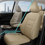for Honda Pilot Seat Covers, Car Seat Protectors Full Set Custom Fit Pilot Elite - Image 3