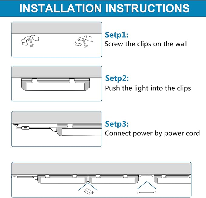 8ft LED Shop Light Fixture, 100W 15000LM 6000K, Cold White, V Shape, Hight - Image 7