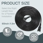 4 Pcs 4 Pin RGB Extension Cable RGB Wire - Image 2