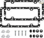 2 Pieces Paw Print License Plate Frames by Unknown