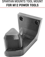 Spartan Mounts Wall Hook for Milwaukee M12 Tools Left - Image 2