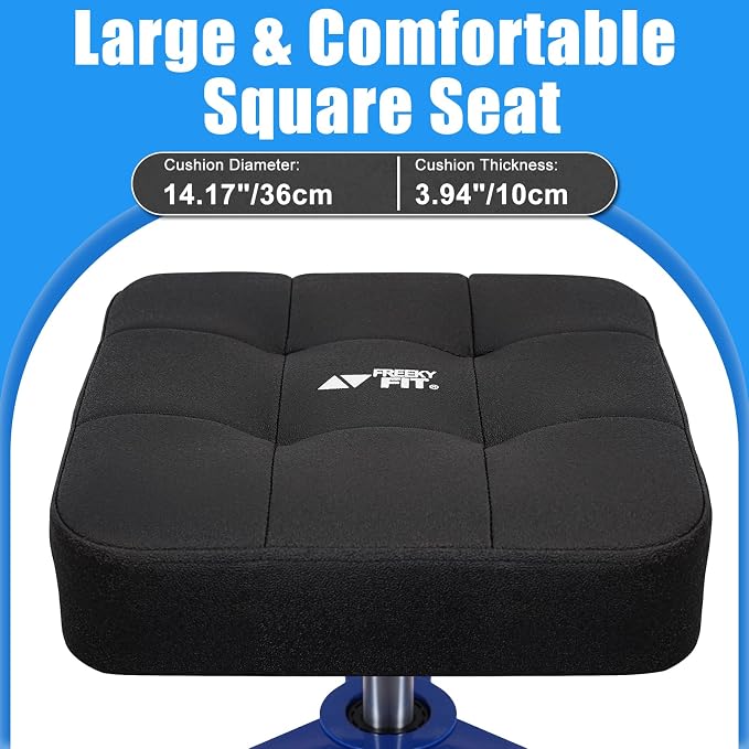 Adjustable Shop Stool, Garage Mechanic Stool Chair, Work Seat - Image 6