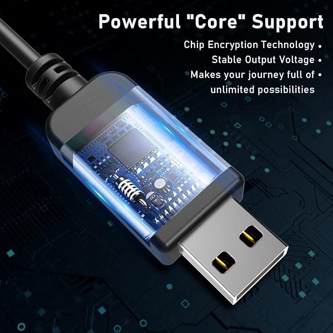 Radar Detector Cable, USB to DC3.5 Plug Cable, - Image 2