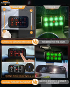 Auxbeam 8 Gang Switch Panel RB80 Toggle Momentary Pulsed RGB Dimmable Switch - Image 4