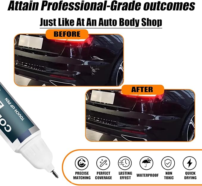 Brilliant Black Touch Up Paint Compatible - Image 2