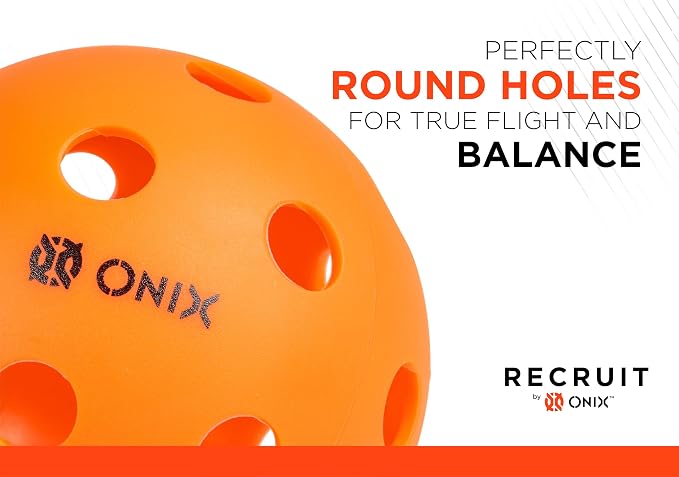 Onix Recruit Indoor Ready to Play Superior Welding Design Pickleball Ball - Image 4