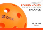 Onix Recruit Indoor Ready to Play Superior Welding Design Pickleball Ball - Image 4