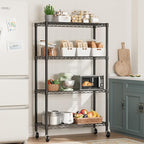 SINGAYE 4 Garage Heavy Duty Shelving Unit Kitchen Pantry Close Home Organizers - Image 2