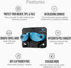 Ultimate Ski & Snowboard Wall Rack | Secure, Non-Slip Storage | Fits Any - Image 4