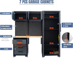 7-Pcs Garage Storage Cabinet System - Image 7