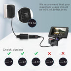 inShareplus 12V 2.5A 30W AC to DC Converter, 12 Volt Car Cigarette Lighter - Image 5