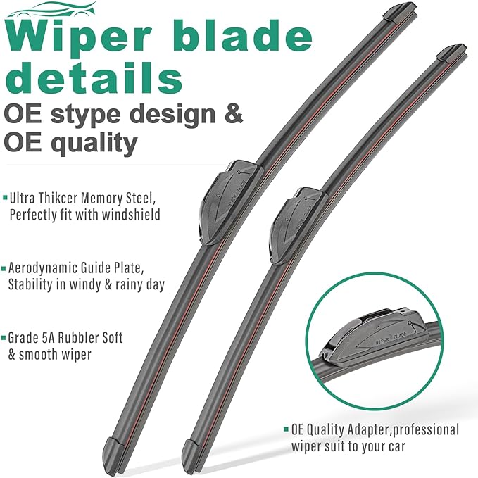 28" 18" 12" Windshield Wiper Blades Replacement - Image 3