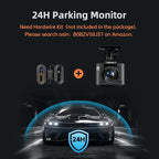 Dash Cam Front and Rear, Ecomoment 4K+1080P Dual Dash Camera - Image 8
