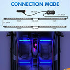 Nilight RGB LED Car Interior Stripe Light - Image 2