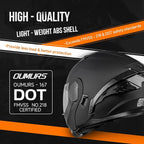 Modular Motorcycle Helmets Full Face Flip up Street Bike Motorcycle Helmet - Image 4