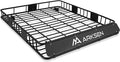 ARKSEN 64 x 50 x 6 Inch Universal Extra Wide 150LB Heavy Duty Roof Rack Cargo by ARKSEN