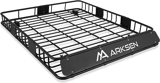 ARKSEN 64 x 50 x 6 Inch Universal Extra Wide 150LB Heavy Duty Roof Rack Cargo by ARKSEN