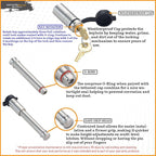 61572 | 2 Pack, Keyed Alike, Receiver Locks - Image 5