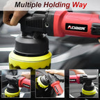 AOBEN Buffer Polisher, 5 inch DA Car Polisher, Long Orbit 16mm Random Buffer - Image 6