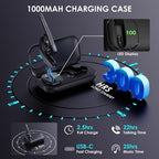Bluetooth Headset V5.3, 96H Talktime, Wireless Earpiece - Image 3