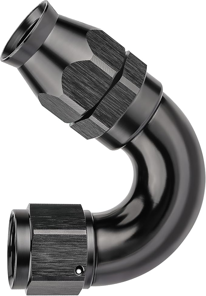 EVIL ENERGY 10AN 150 Degree PTFE One Piece Full Flow End Hose Fitting Aluminum by EVILENERGY