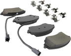 Premium Semi-Metallic Rear Brake Pads Compatible - Image 2