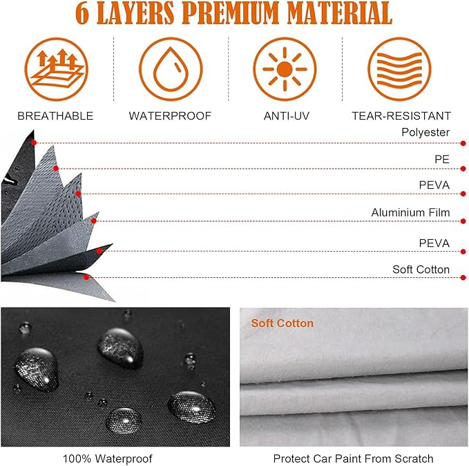 Waterproof Car Cover Compatible - Image 4