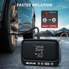 NEXPOW Tire Inflator Portable Air Compressor, 150 PSI Cordless Air Pump - Image 2