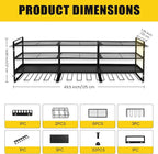 Wall Mount Power Tool Organizer, 4 Layer 12 Drill Hangers Storage Rack - Image 2